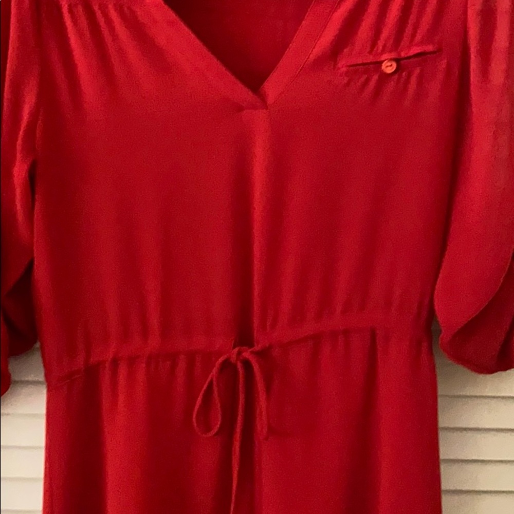 Red Mini Dress - Picture 3 of 3